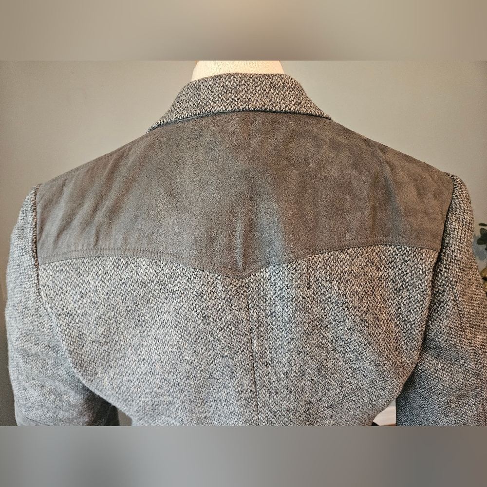 PENDLETON Vintage Western Blazer With Suede Patch Elbows & Shoulder! - Picture 4 of 15